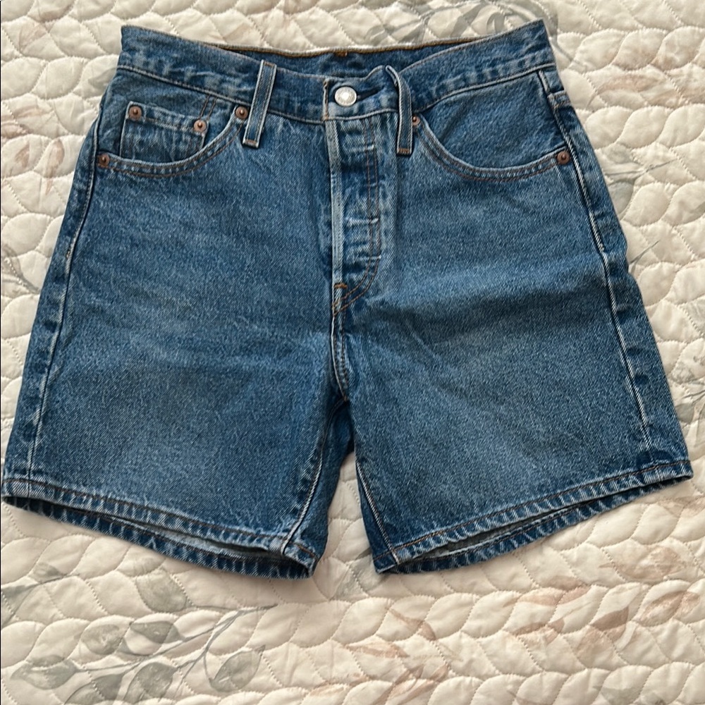 Levi's Blue Jean Shorts Classic Denim Style